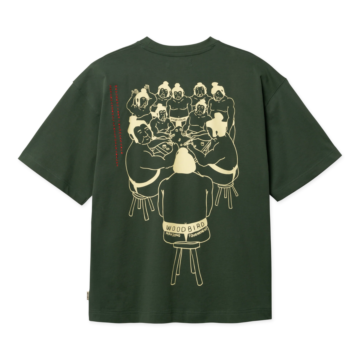 Woodbird Bean Suma Tee Pine Green