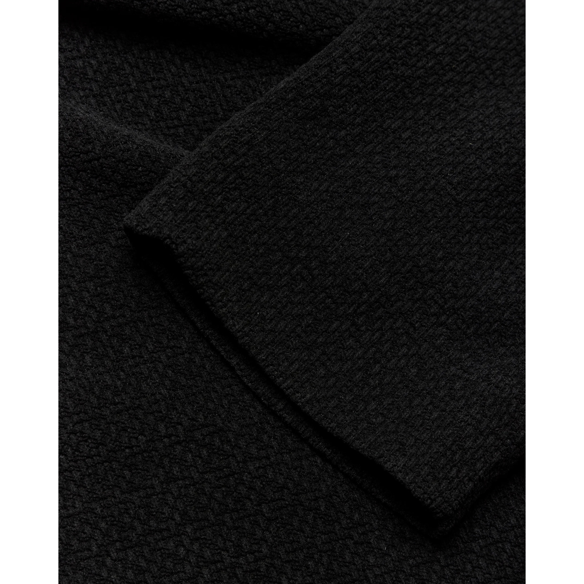 Woodbird Hiro LS Jiu Zip Polo Black 