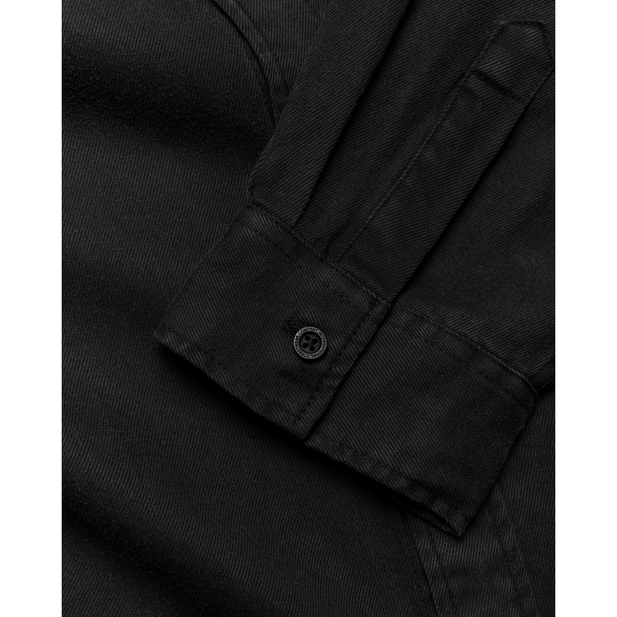 Woodbird Jong Denim Shirt Black 