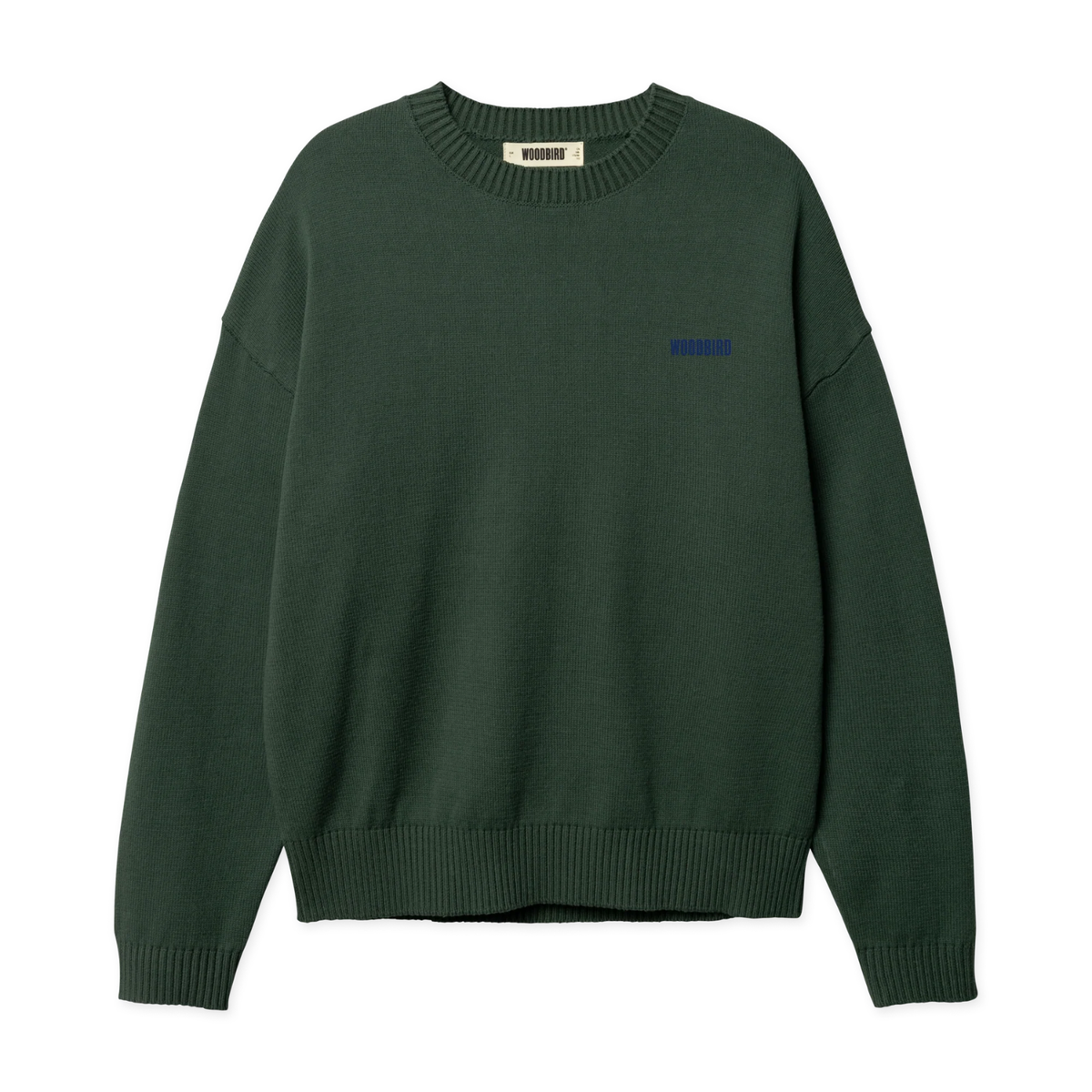 Woodbird Kurt Lion Crew Pine Green