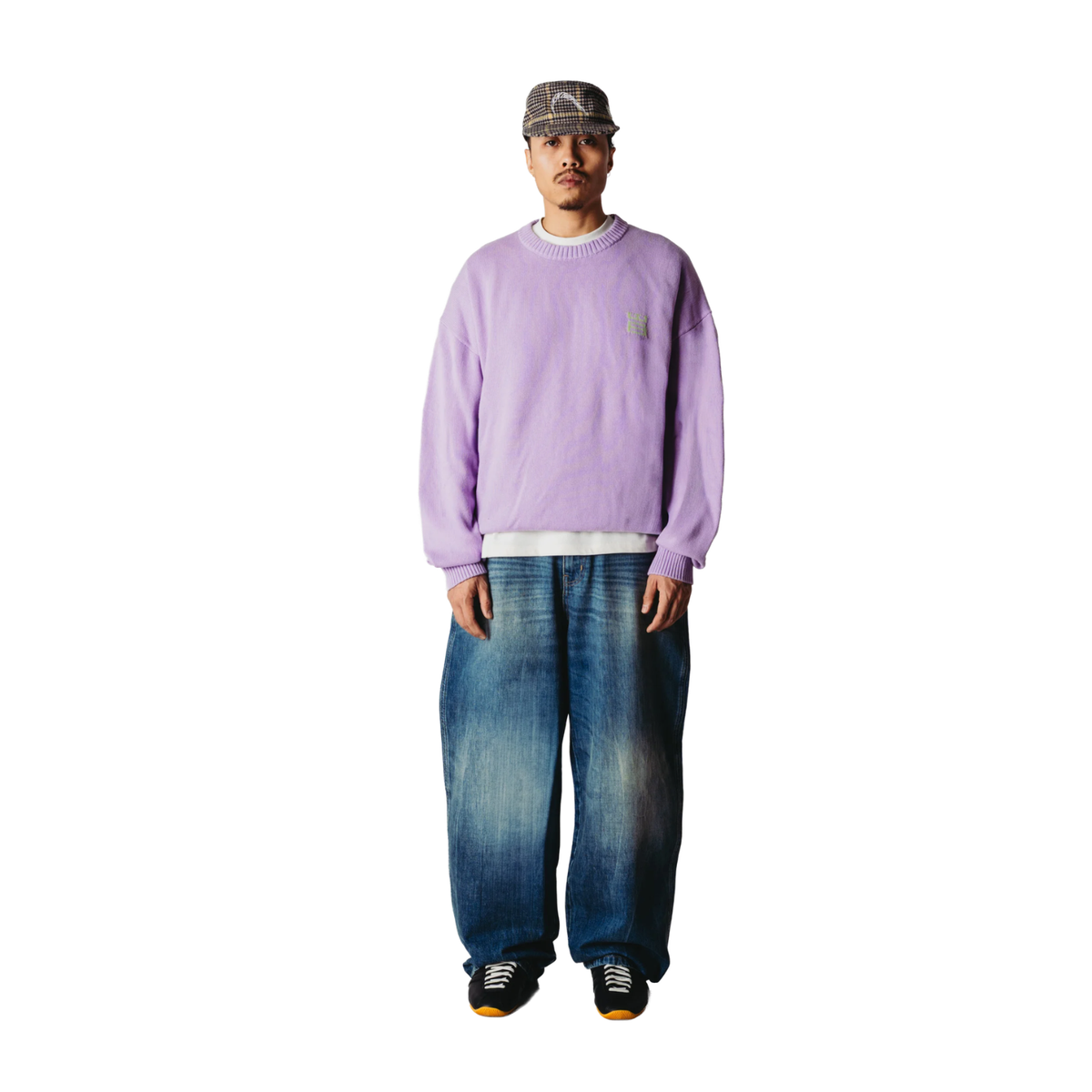 Woodbird Kurt Tiger Crew Dusty Violet