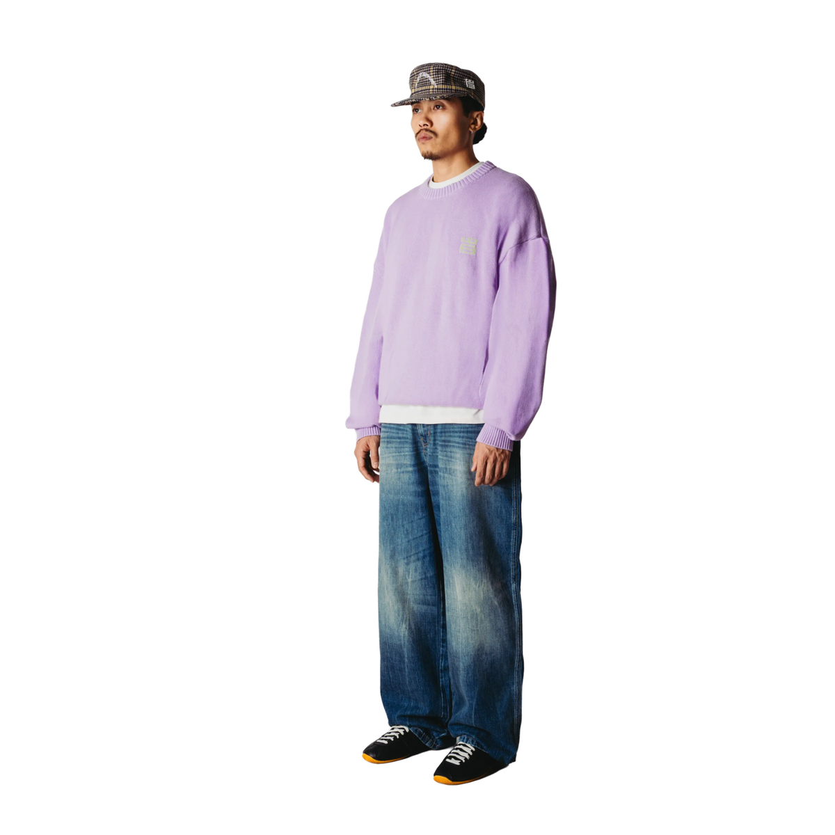 Woodbird Kurt Tiger Crew Dusty Violet