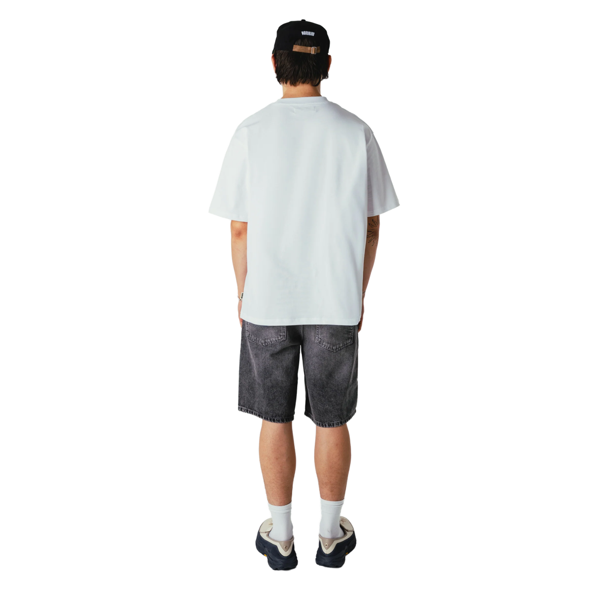 Woodbird Rami Grey Shorts Washed Grey