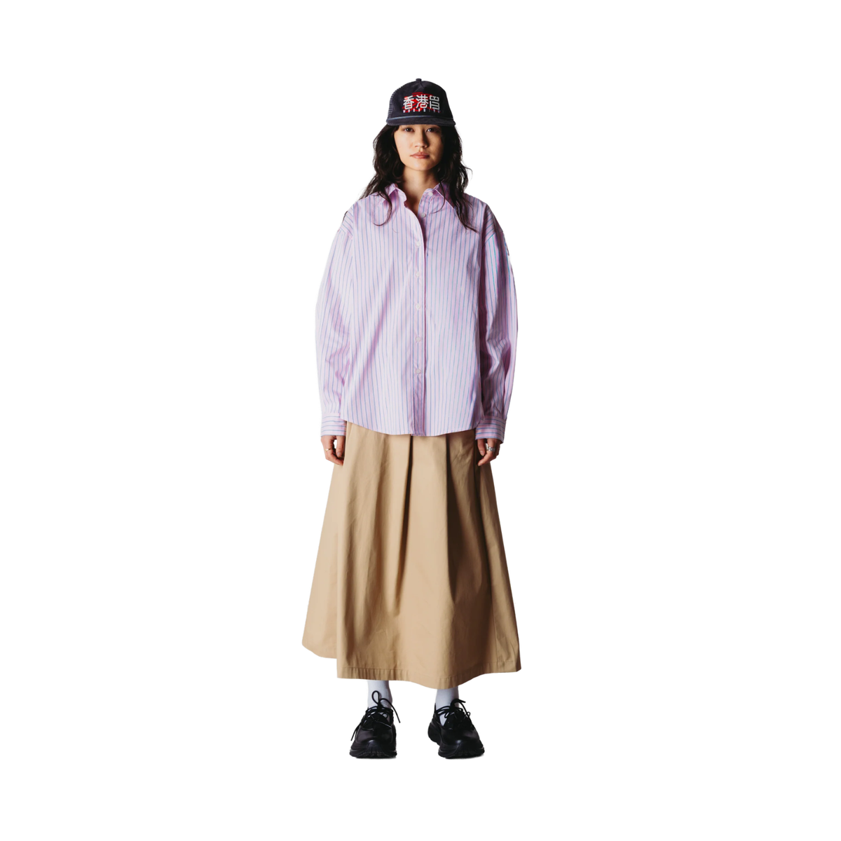 Woodbird W Liva Stripe Shirt Pink