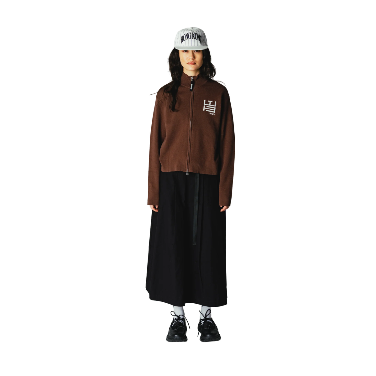 Woodbird W Mia Pleat Twill Skirt Black