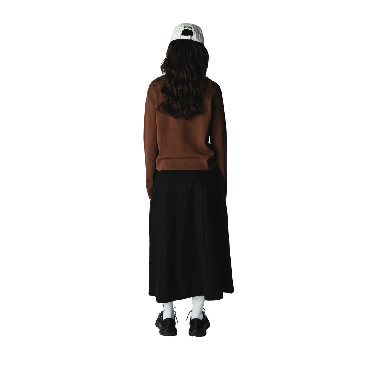 Woodbird W Mia Pleat Twill Skirt Black