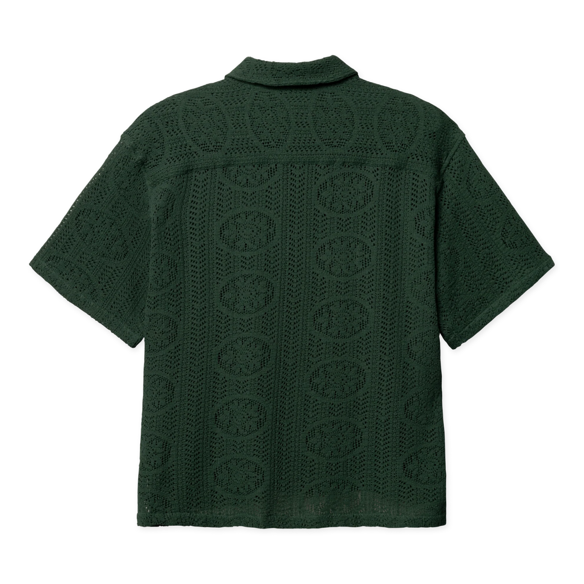 Woodbird Wang Knit Shirt Pine Green