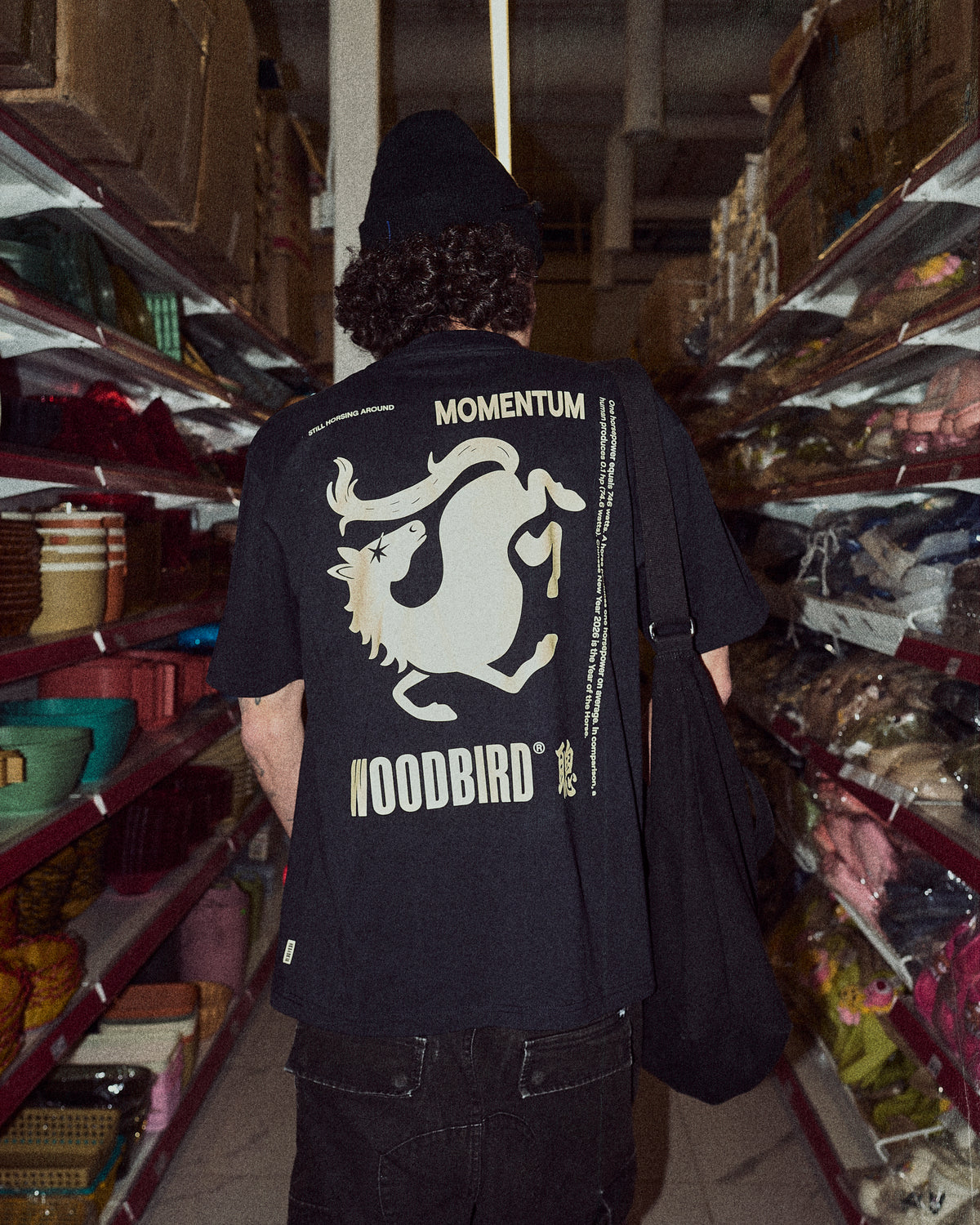Woodbird X Momentum "Horsin Around" Tee