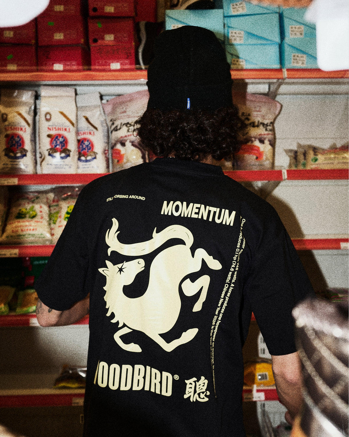 Woodbird X Momentum "Horsin Around" Tee