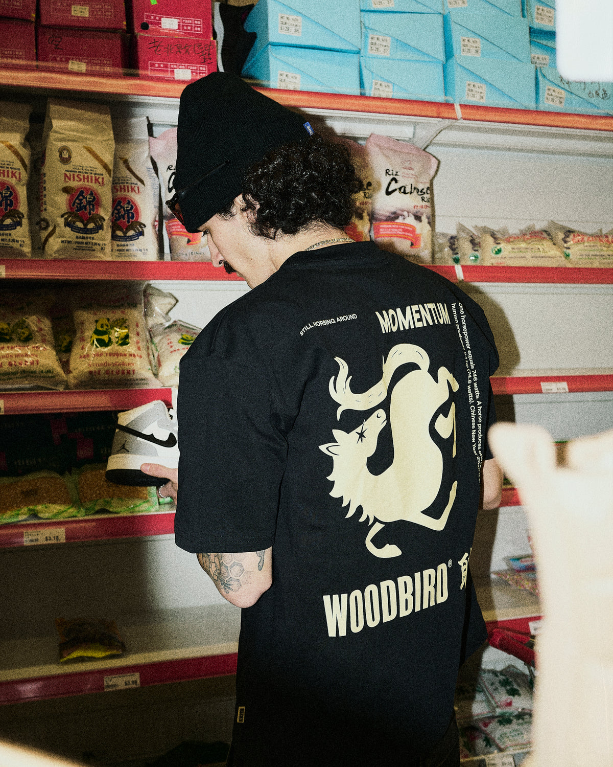 Woodbird X Momentum "Horsin Around" Tee