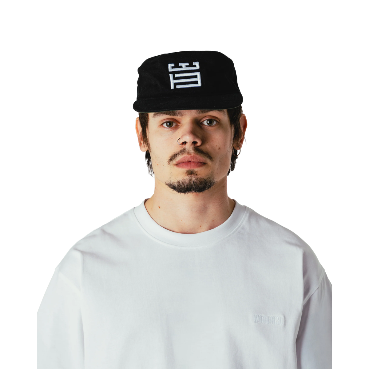 Woodbird Yin Pillbox Cap Black