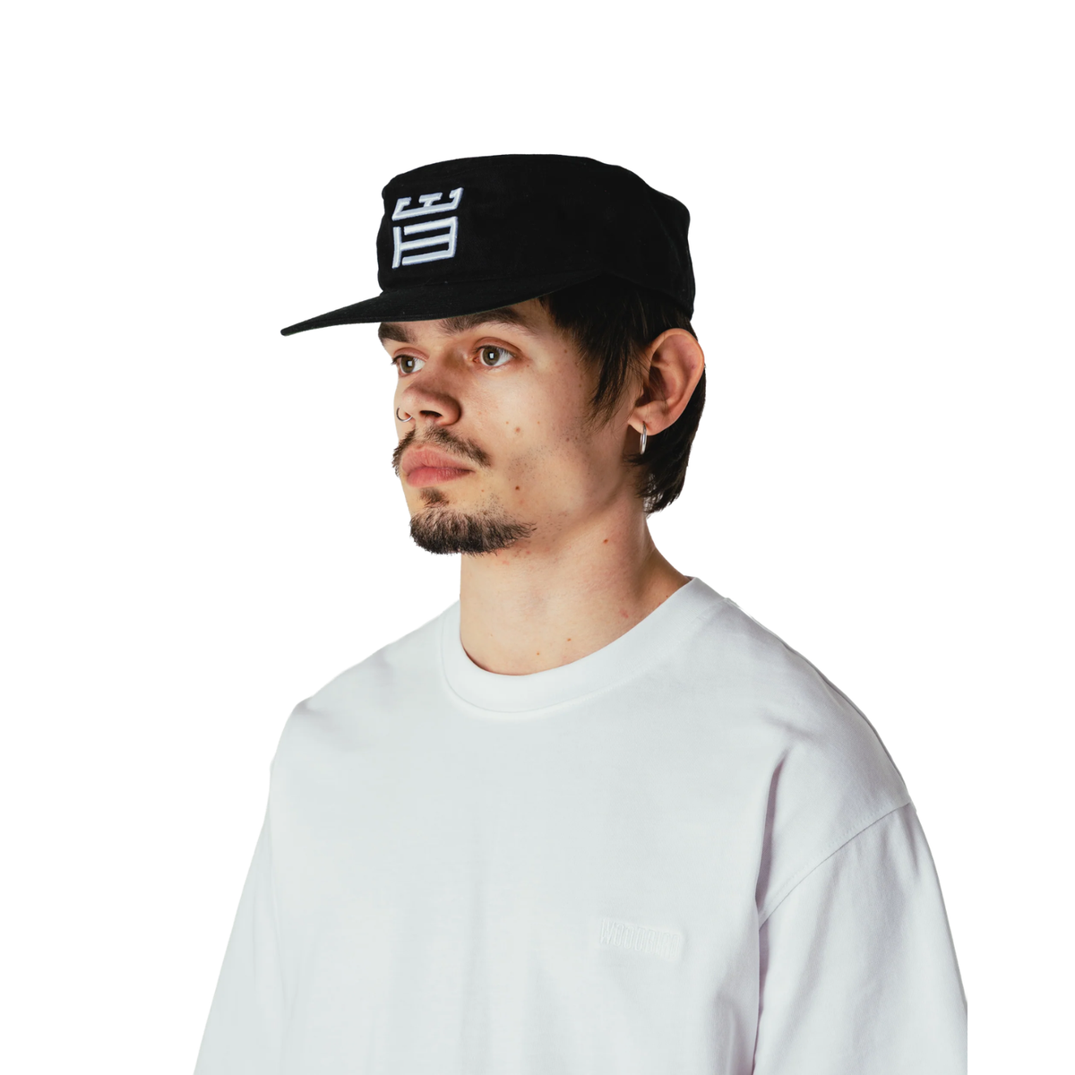 Woodbird Yin Pillbox Cap Black