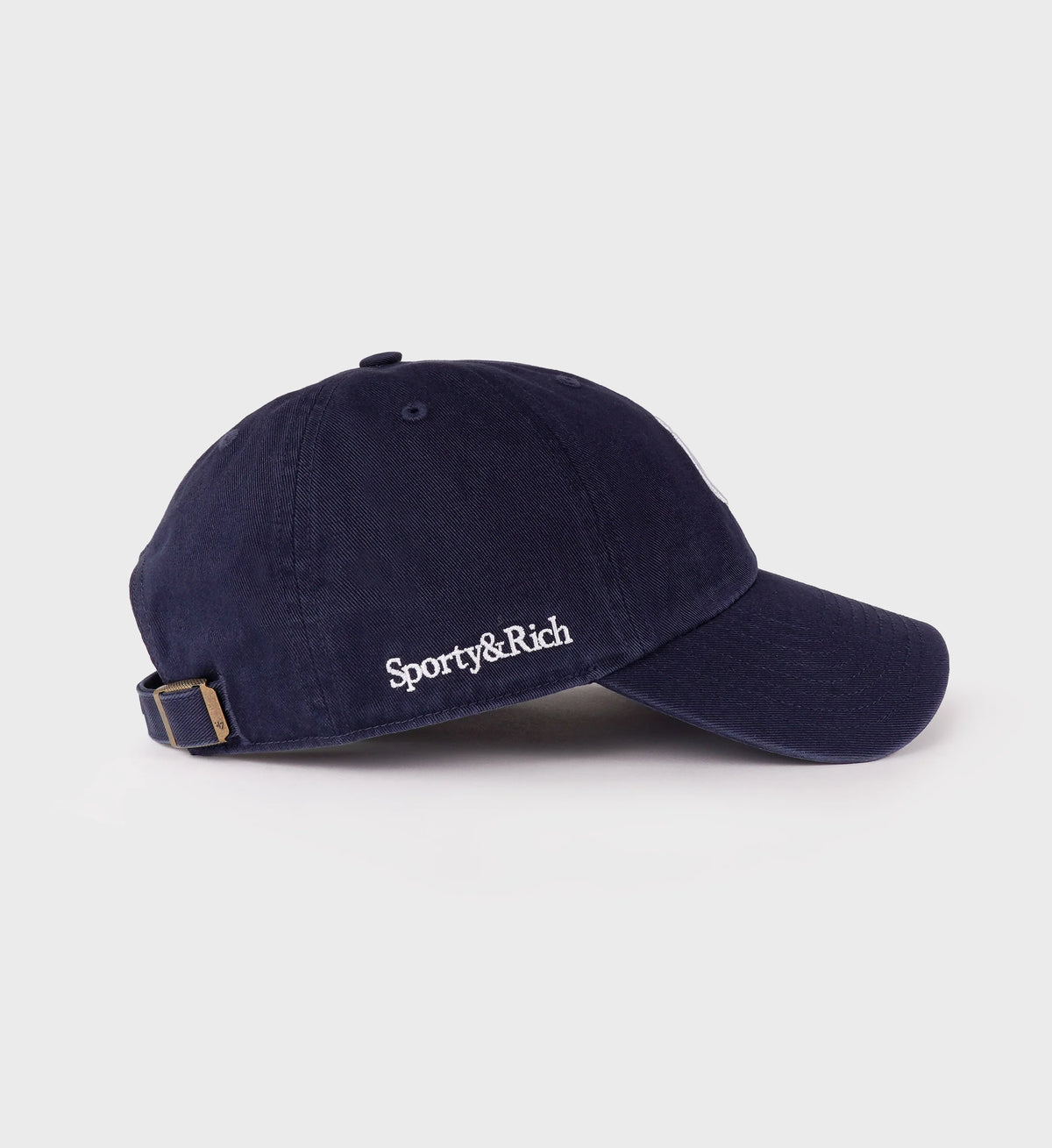 Sporty & Rich Yankees Serif Hat Dark Navy