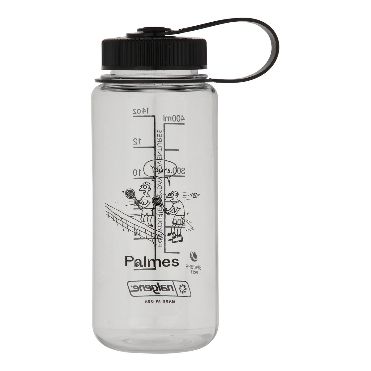 YOURS 16oz NALGENE BOTTLE - CLEAR/BLACK