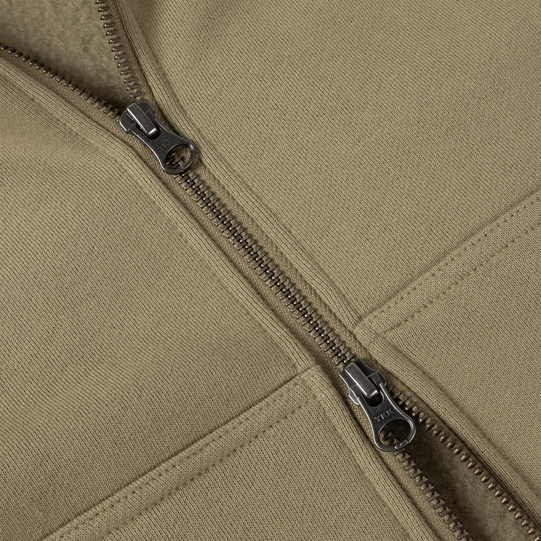 Dime Marathon Zip Hoodie Military Olive