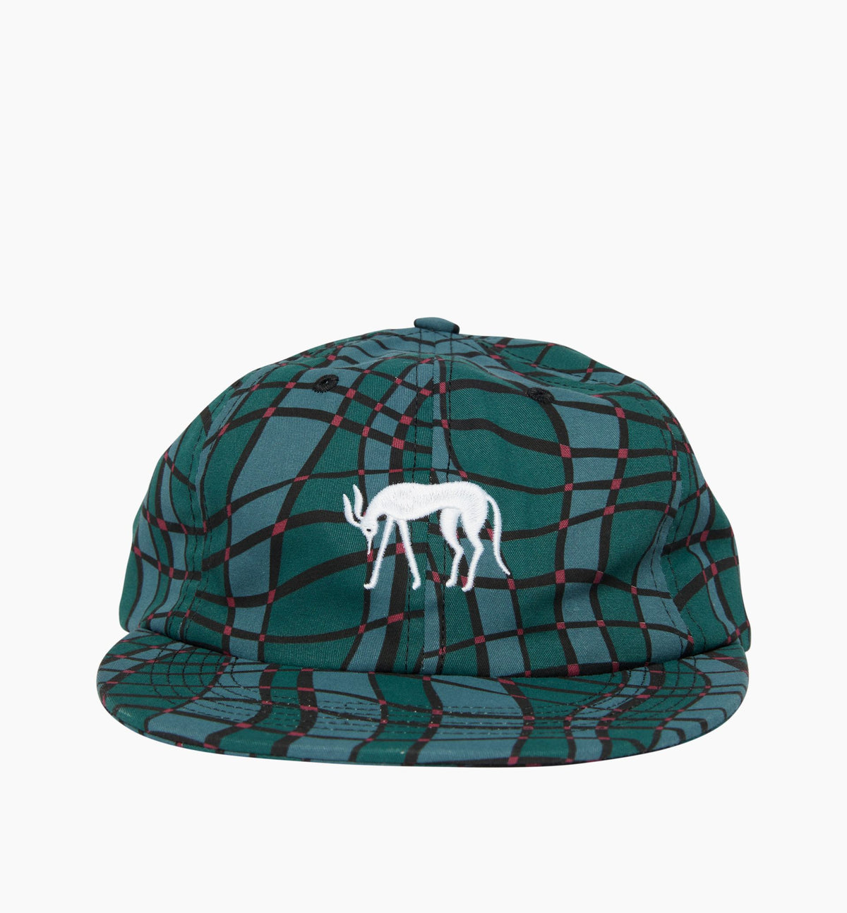 SQUARED WAVES PATTERN 6 PANEL HAT - MULTI