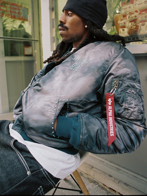 Awake X Alpha Industries MA-1 Bomber Jacket Navy I Momentum