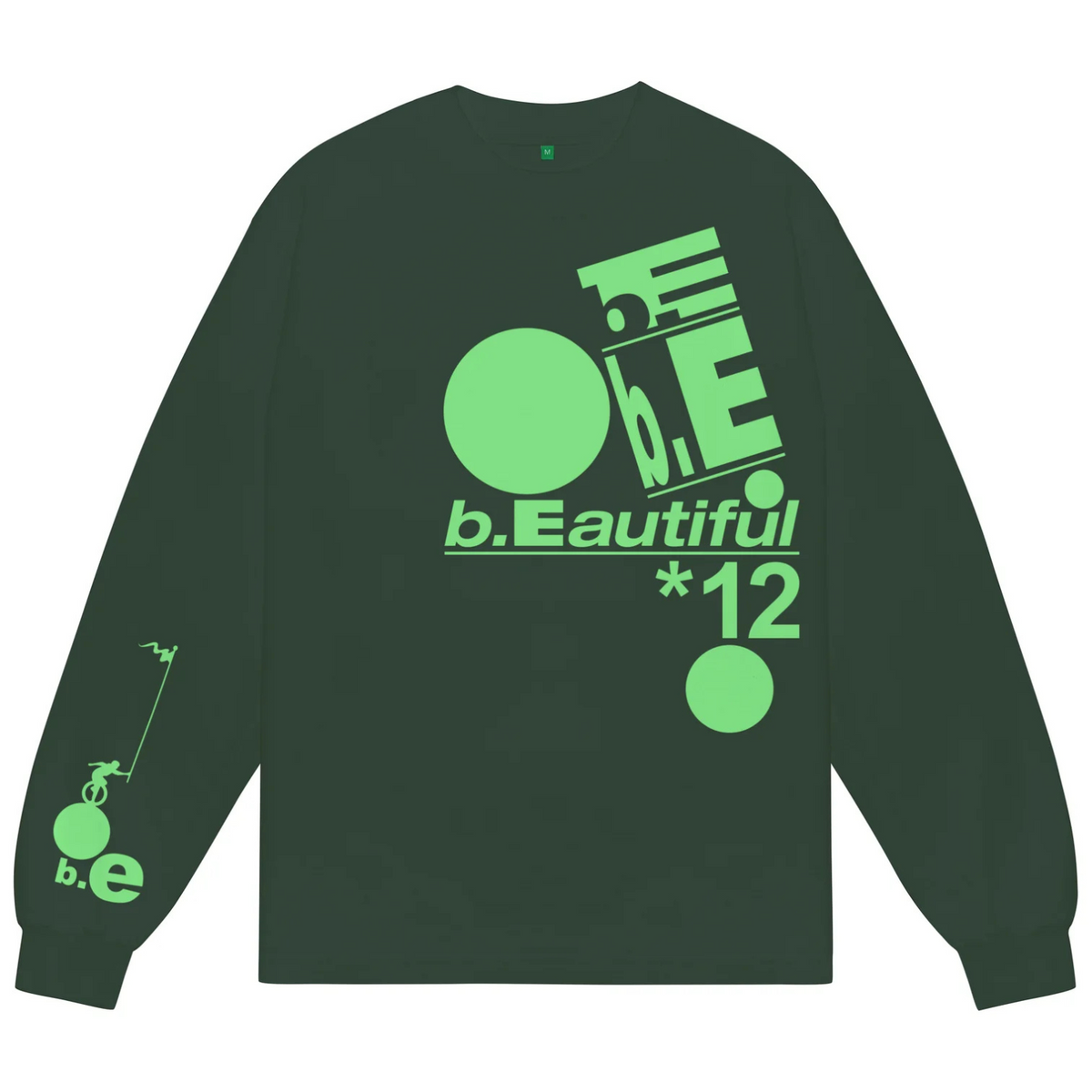 b.Eautiful Balance Logo LS Shirt Green 