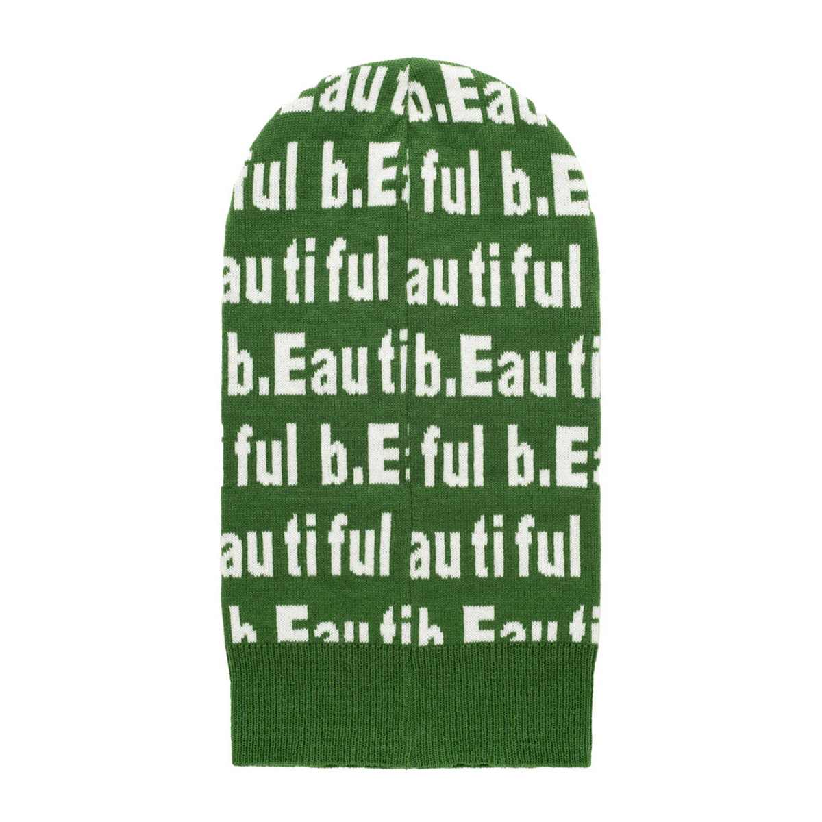 b.Eautiful Logo Ski Mask - Green 