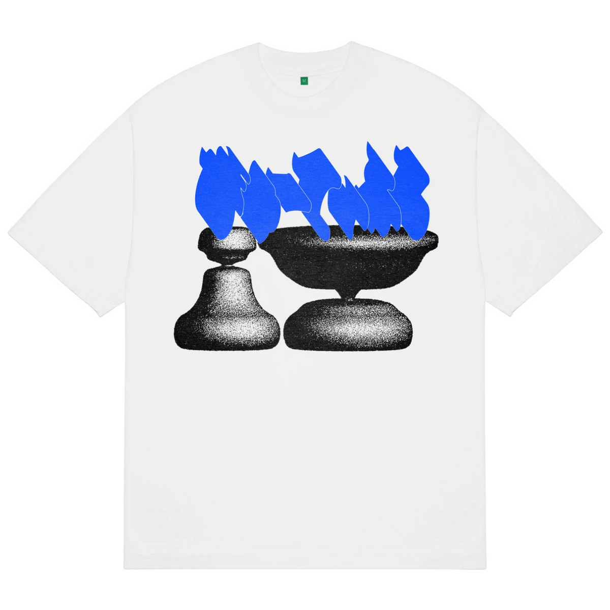 b.Eautiful x Kenichi Kuromaru Bird T-Shirt White