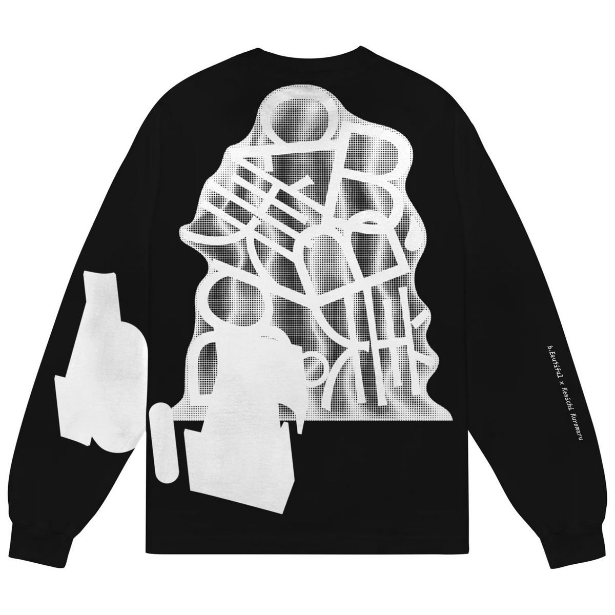 b.Eautiful x Kenichi Kuromaru Net LS Shirt Black