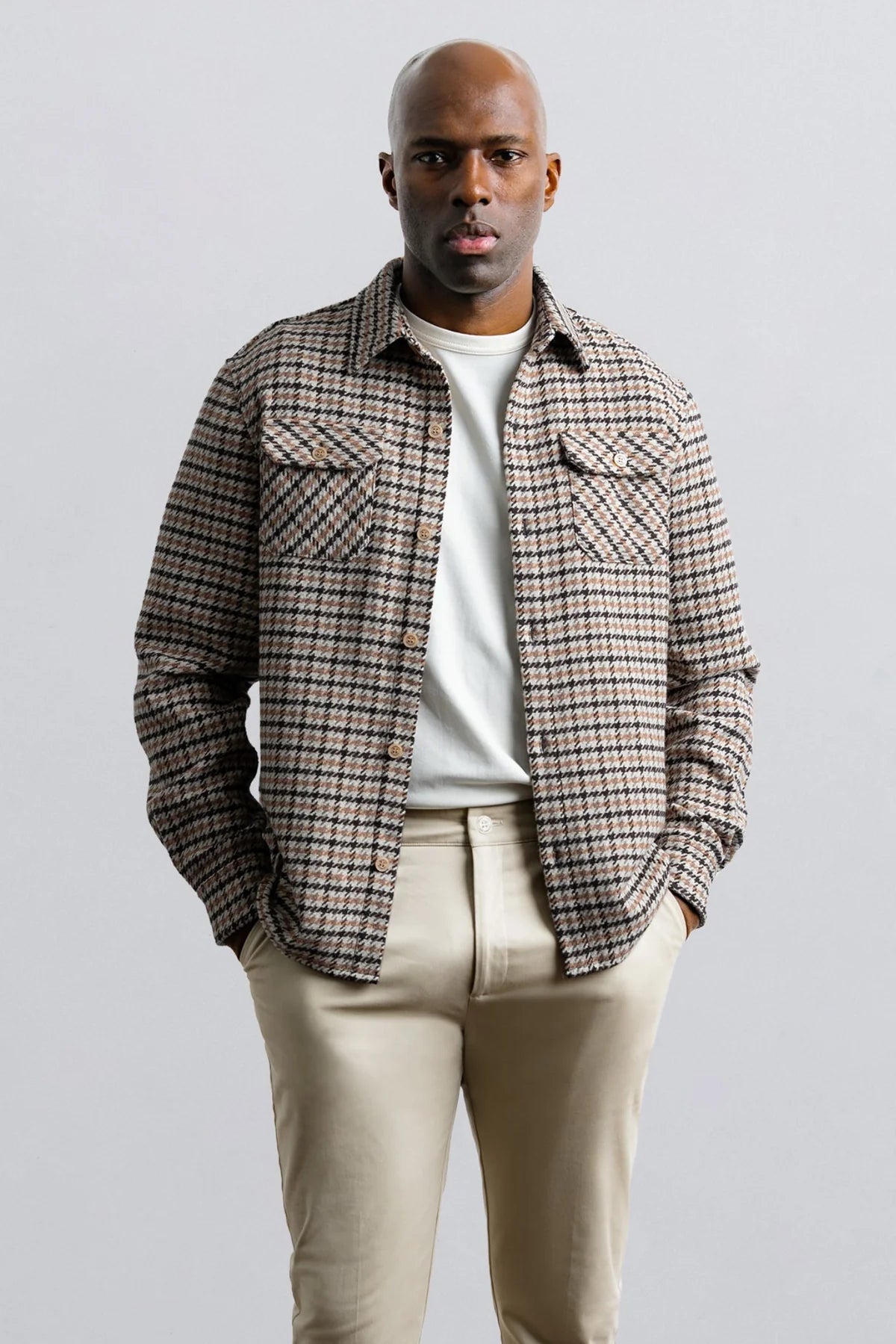 Champlain Lodge Overshirt Cream