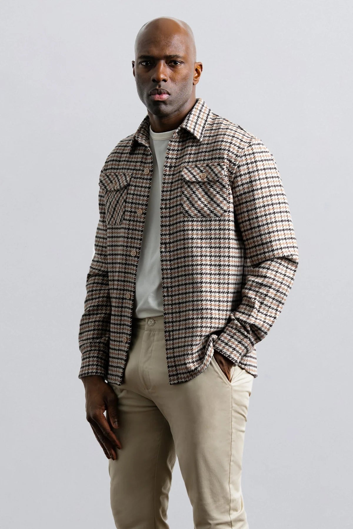 Champlain Lodge Overshirt Cream