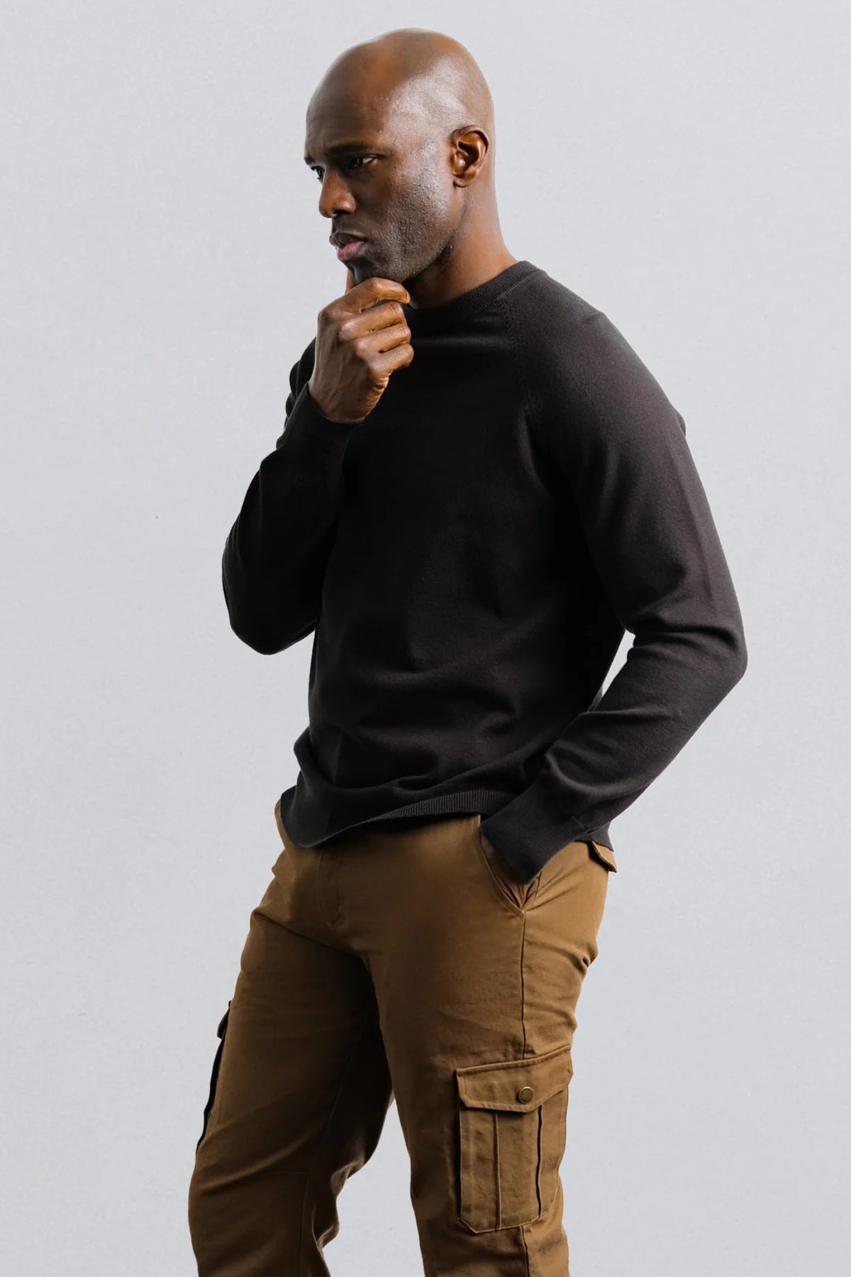 Champlain Midweight Knit Sweater Espresso