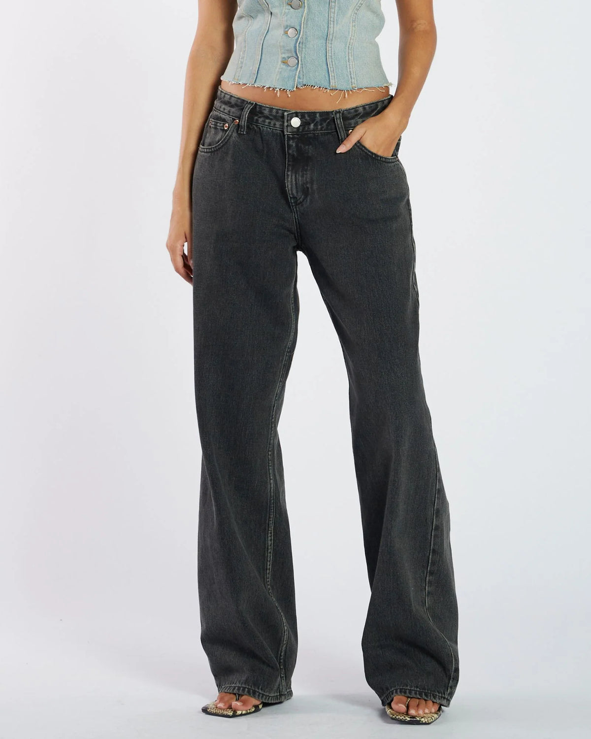 Dr.Denim W Hill Jean Aged Black