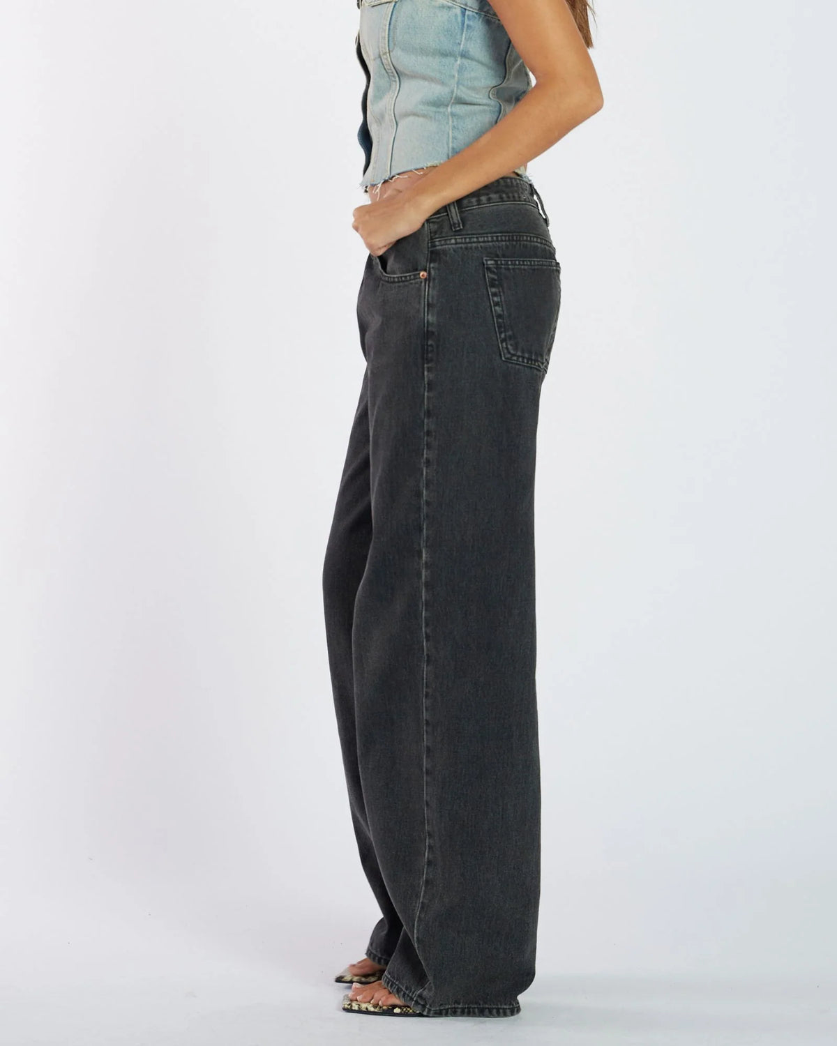 Dr.Denim W Hill Jean Aged Black