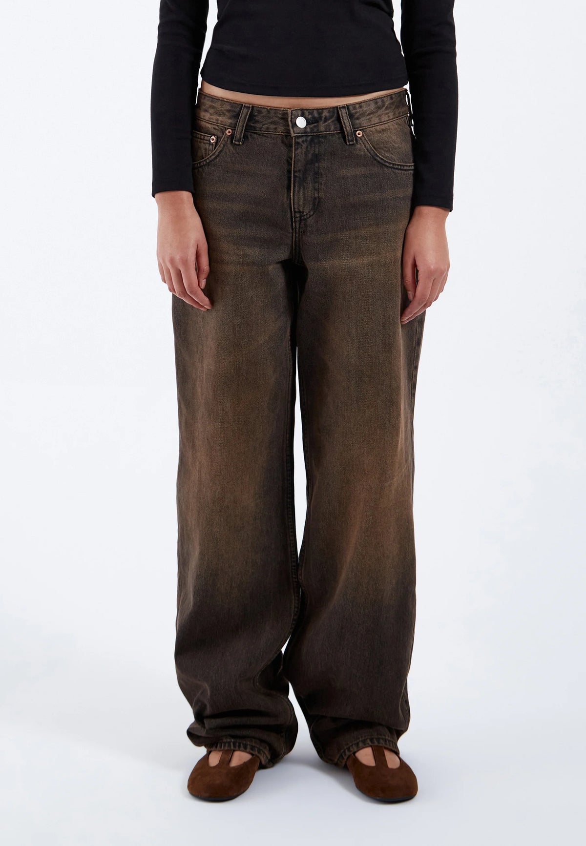 Dr.Denim W DN Hill Jean Jet Brown Used