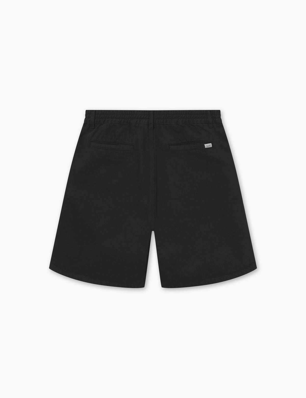 Forét Clay Twill Shorts Black