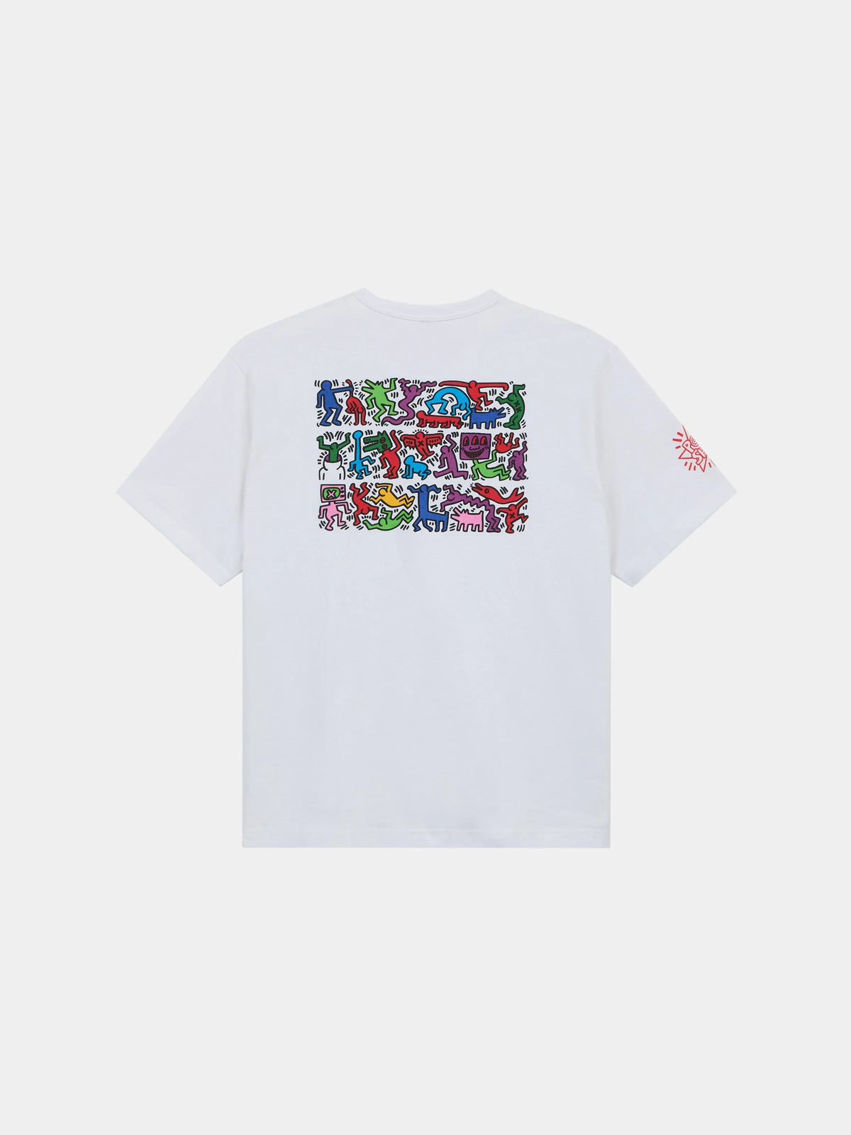 Keith Haring X Alpha Graphic Tee "Heart Man" White