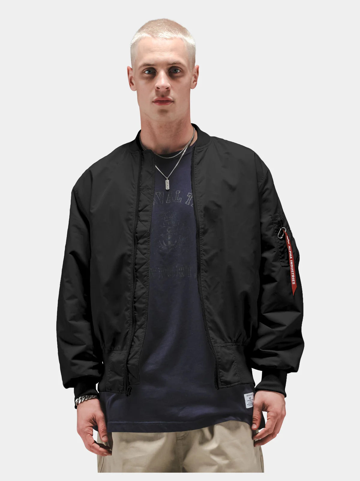 Alpha Industries L-2B Hunter Relaxed flight Jacket Black
