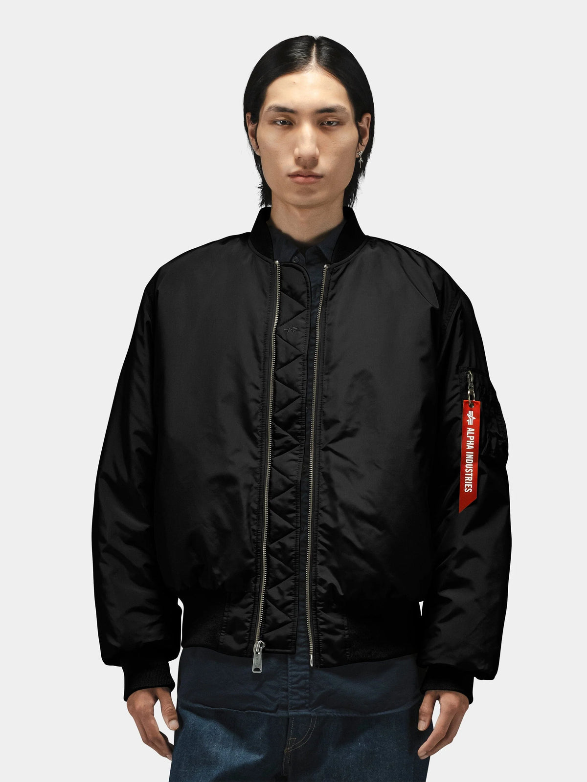 Alpha Industries MA-1 Oxford Flight Jacket Black