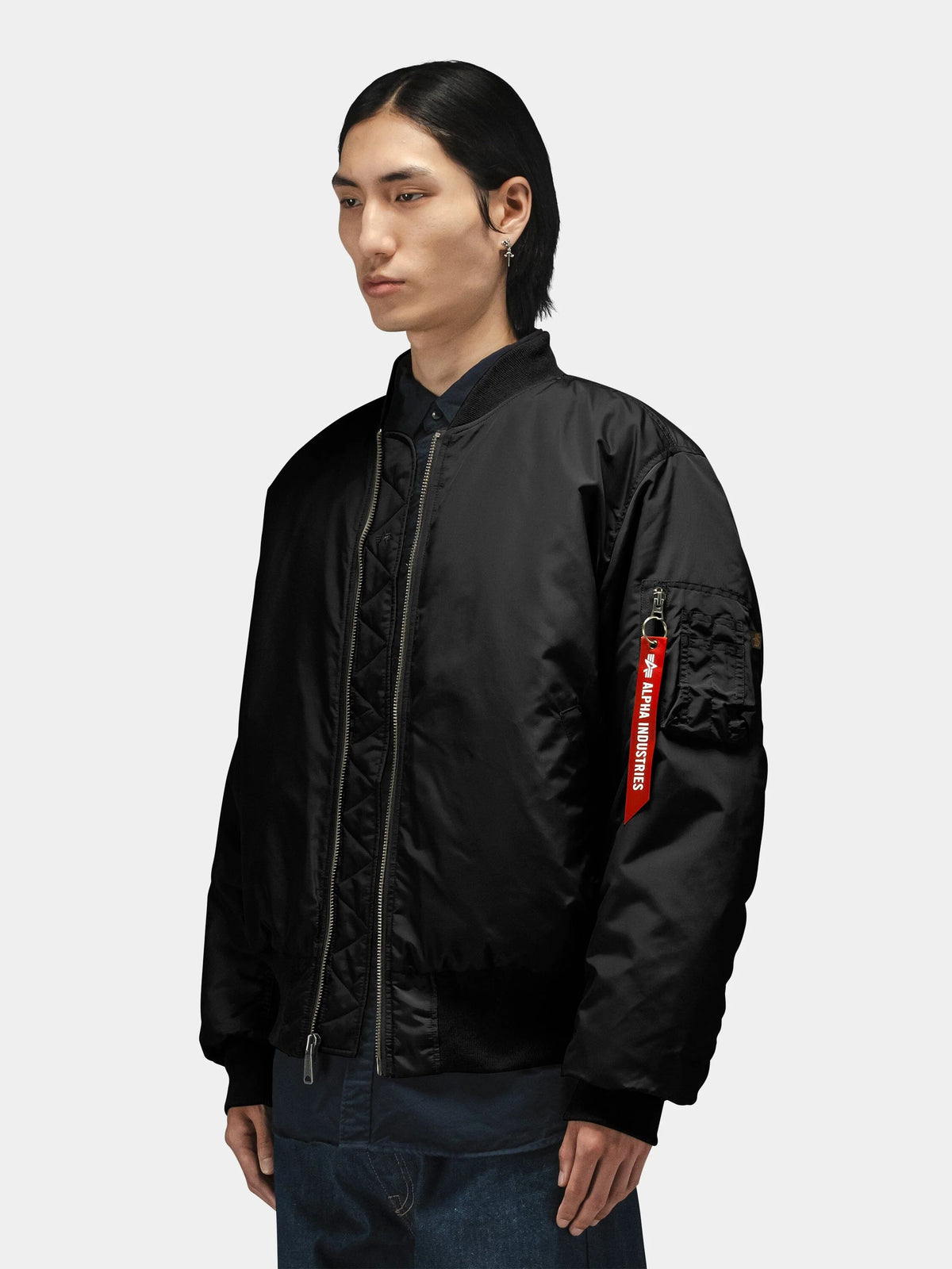 Alpha Industries MA-1 Oxford Flight Jacket Black