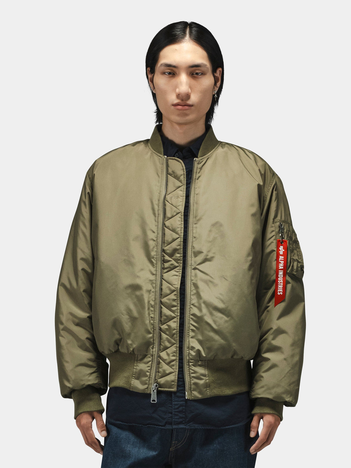 Alpha Industries MA-1 Oxford Flight Jacket OG-107 Green