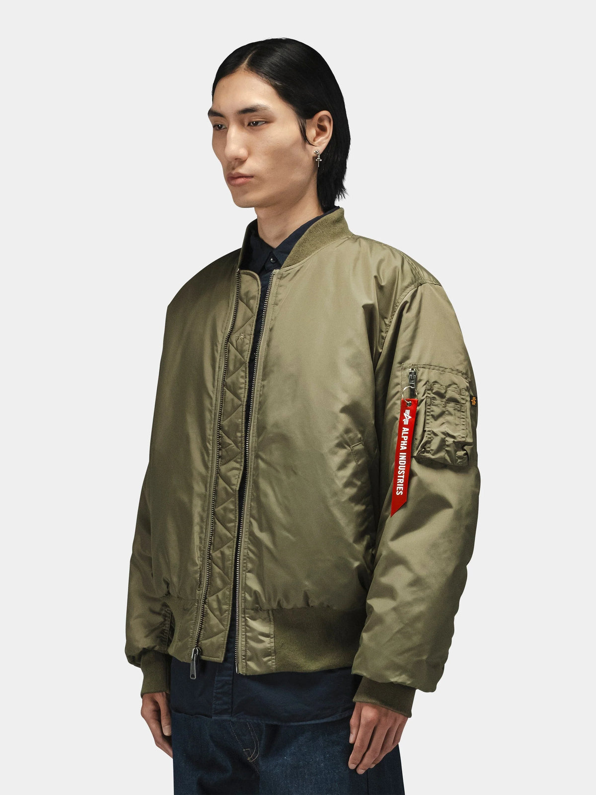 Alpha Industries MA-1 Oxford Flight Jacket OG-107 Green