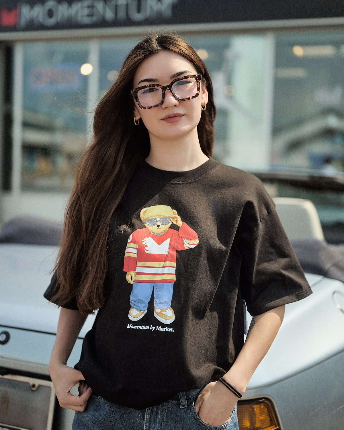 Market Studios X Momentum Bear T-Shirt Black
