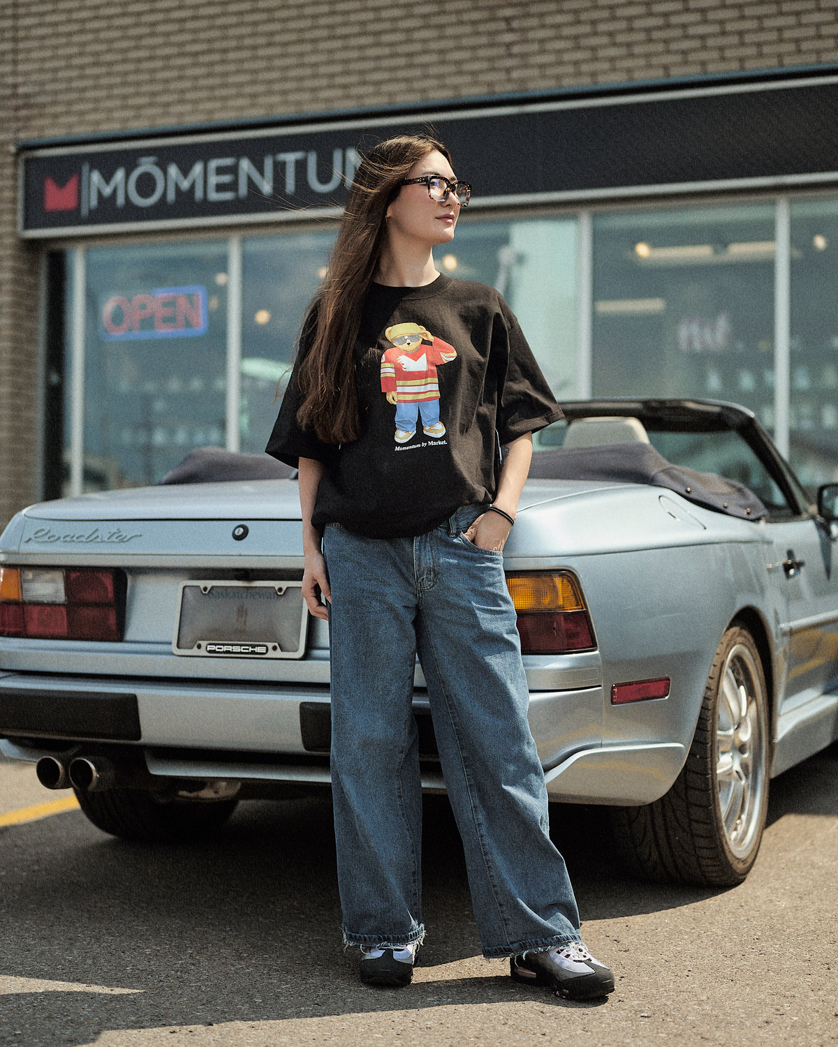 Market Studios X Momentum Bear T-Shirt Black