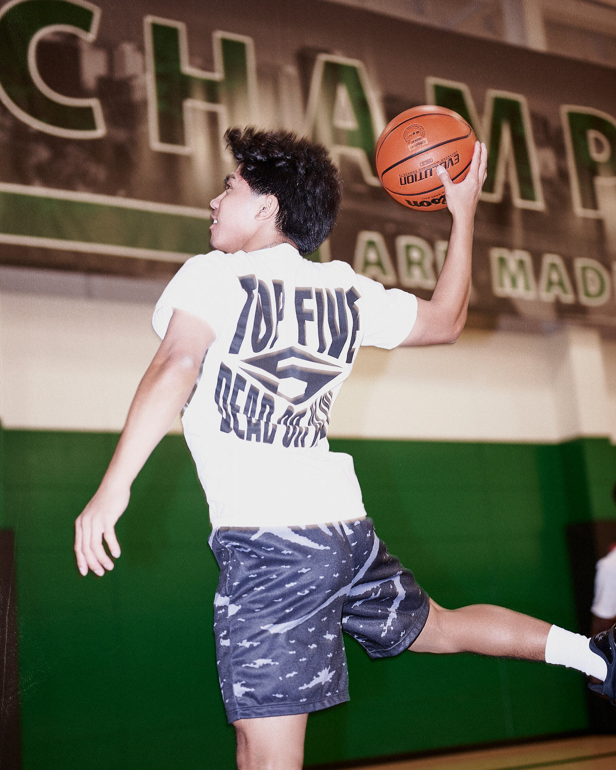 Double Dribble X Momentum Top 5 Dead or Alive Tee