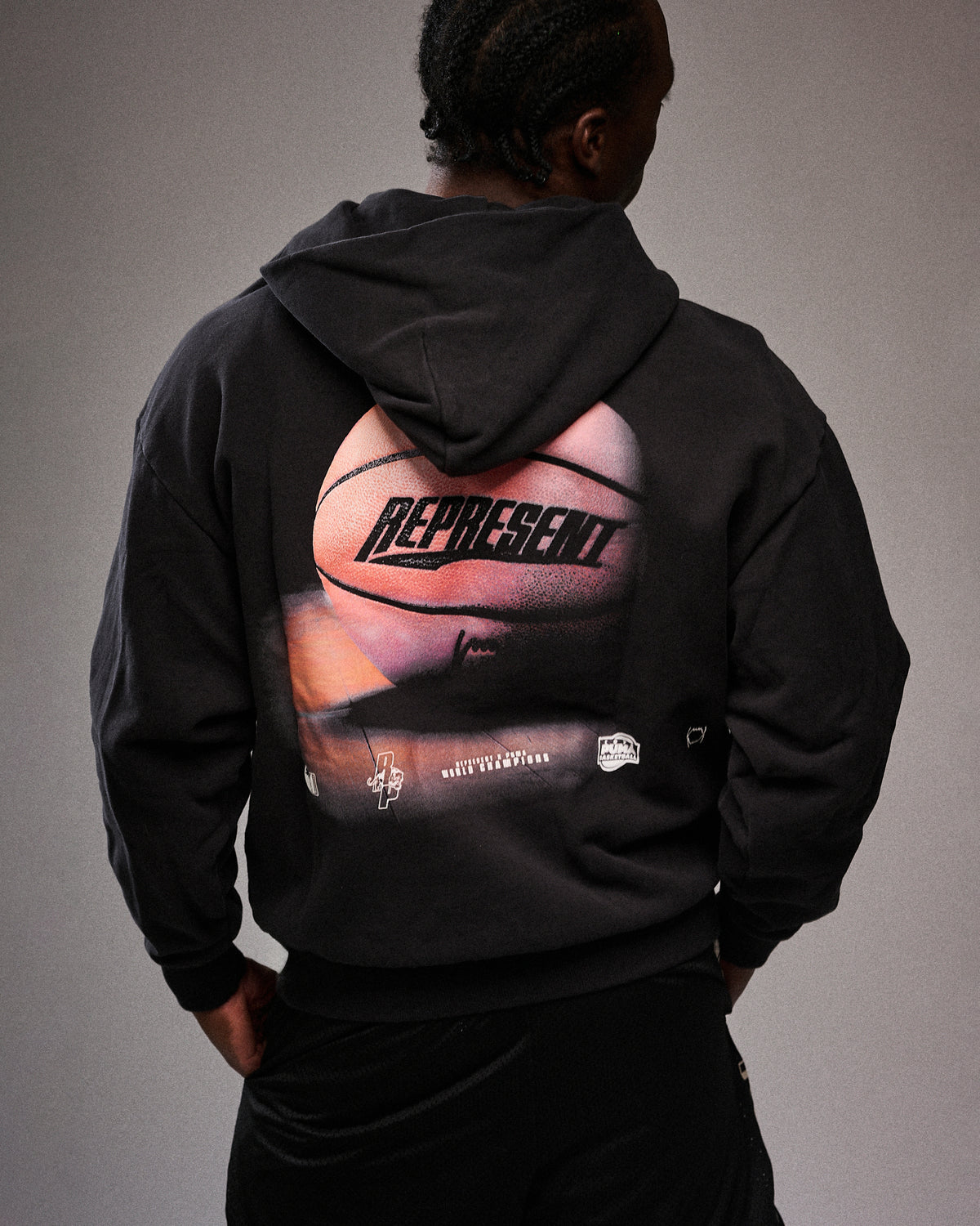 PUMA X Represent LS Hoodie Puma Black