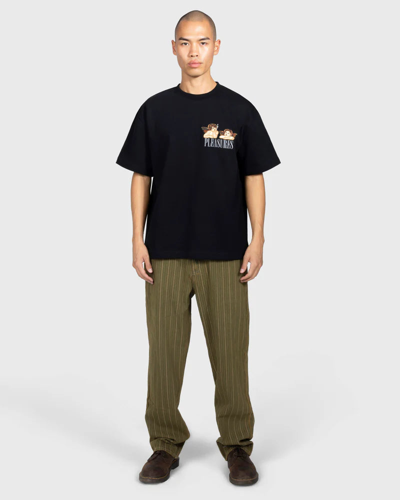 Pleasures Dynamic Short Sleeve Crewneck Black