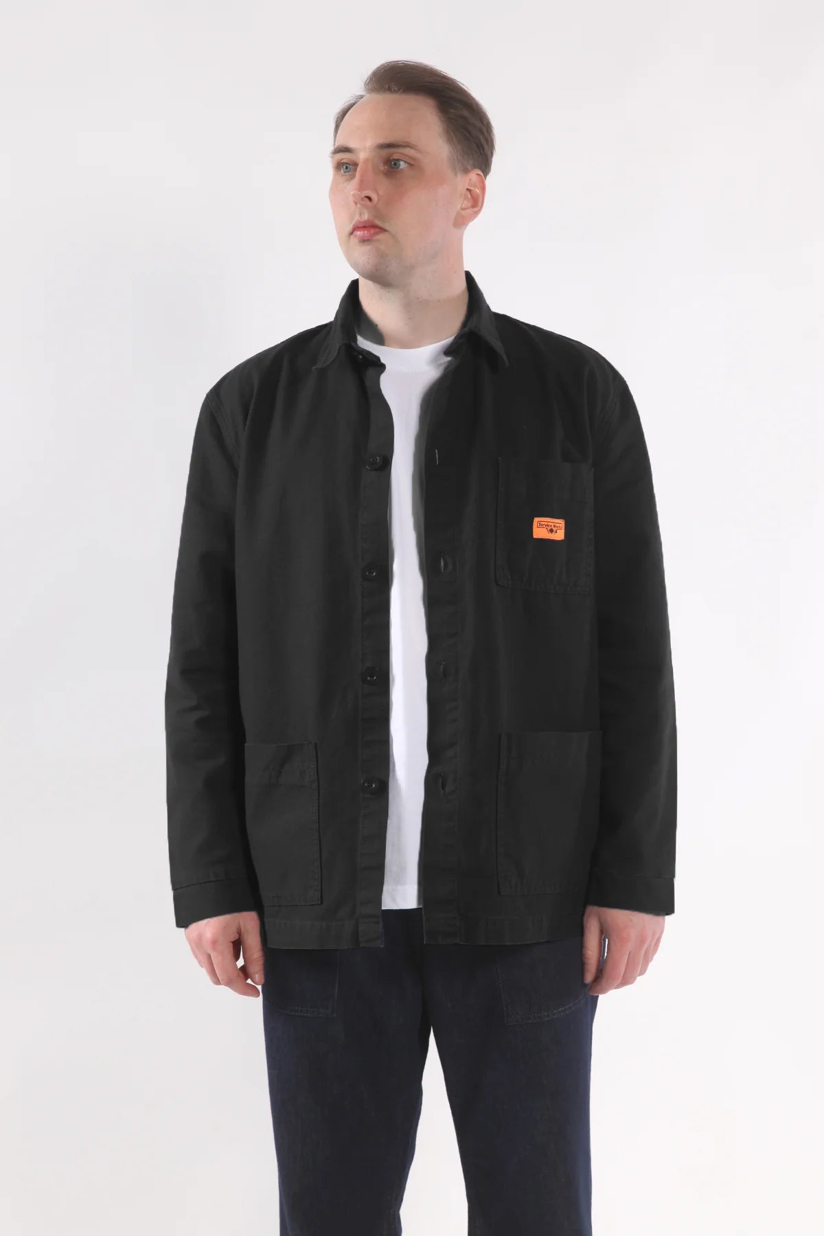 Service Works Canvas Chore Shirt Black