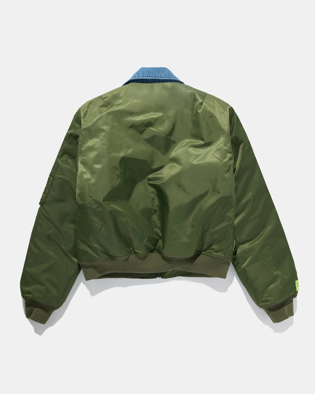 SUPERVSN Contrast Flight Jacket Olive