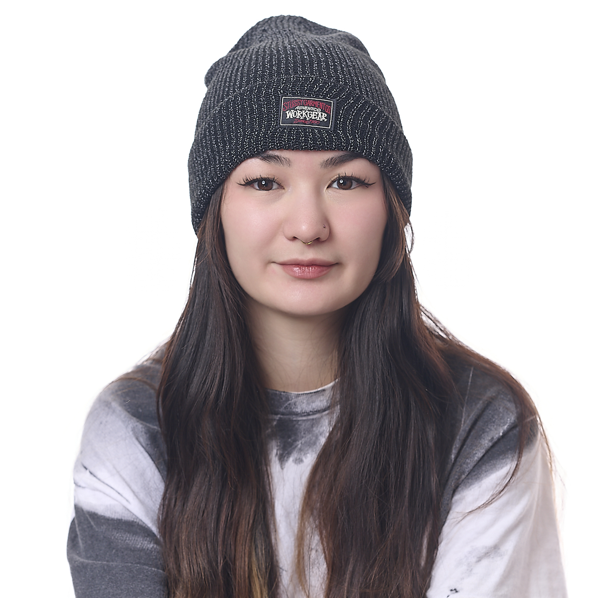 CUFF BEANIE REFLECTIVE - BLACK