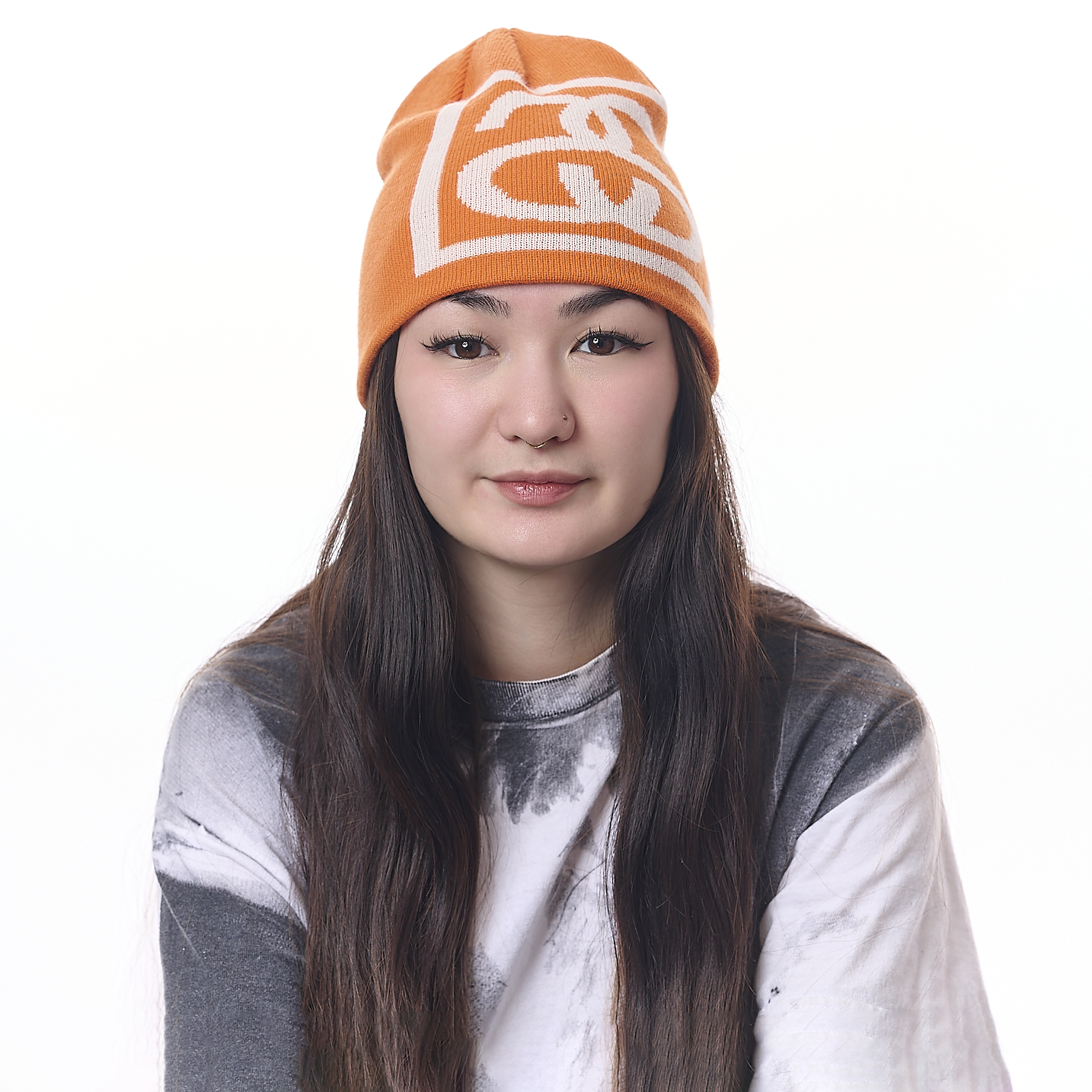 SS LINK SKULL CAP - ORANGE I STUSSY - Momentum Clothing