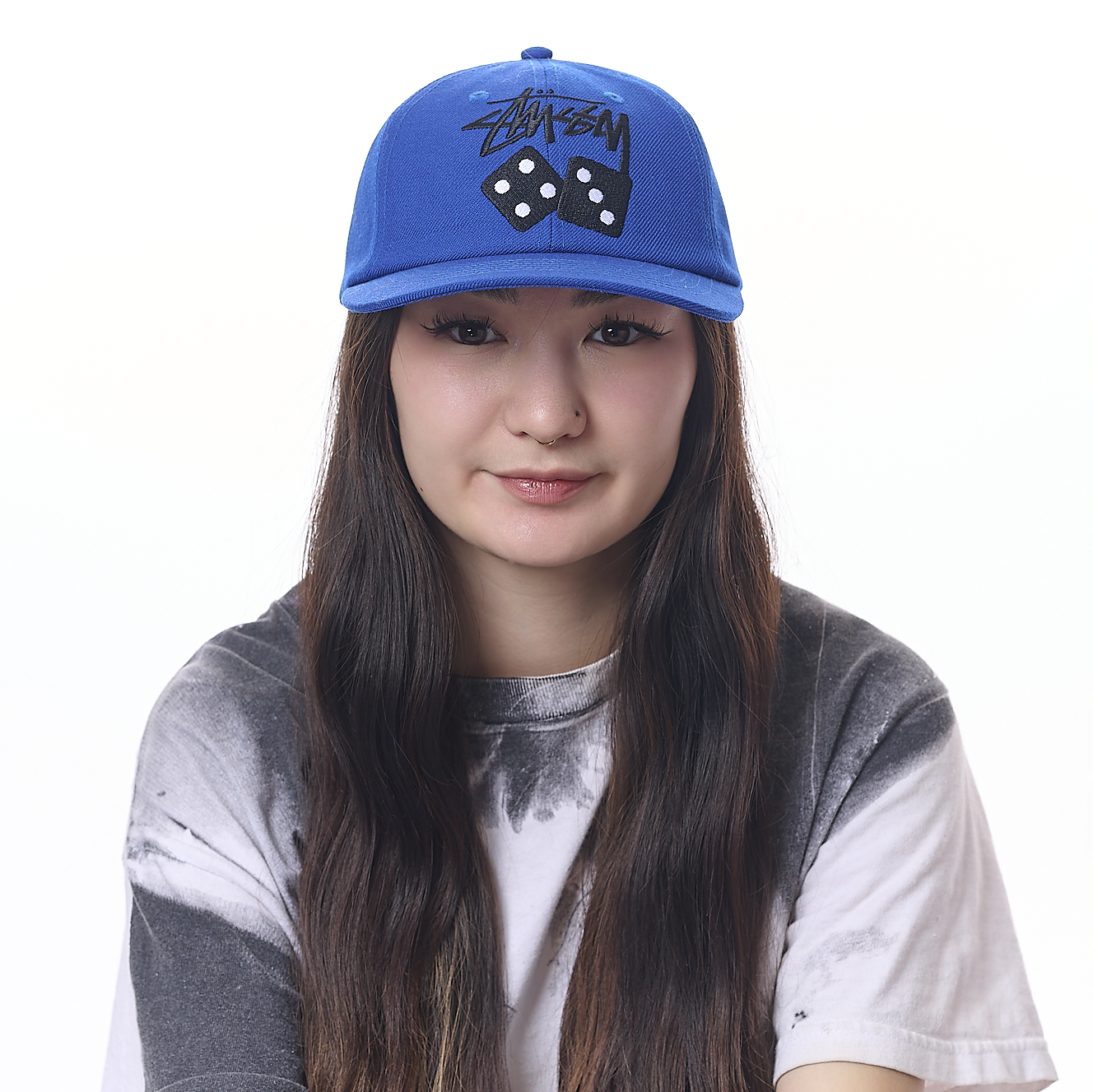 Mid-Depth Big Stock Snapback – Shadow Black | Headwear | Stüssy