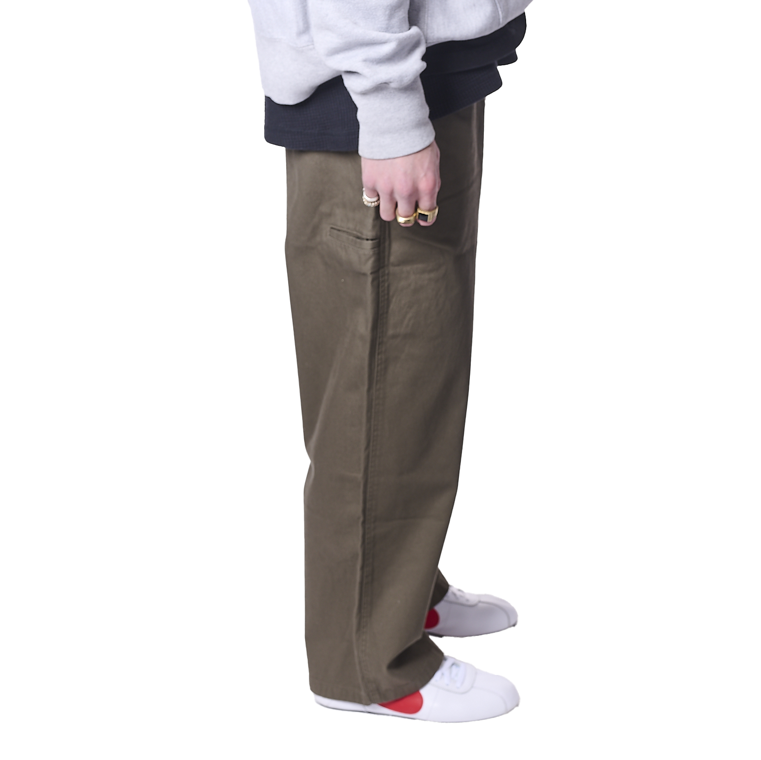 Stussy Workwear Trouser Twill - Surplus Green I Momentum Stussy Workwear Trouser Twill - Surplus Green I Momentum