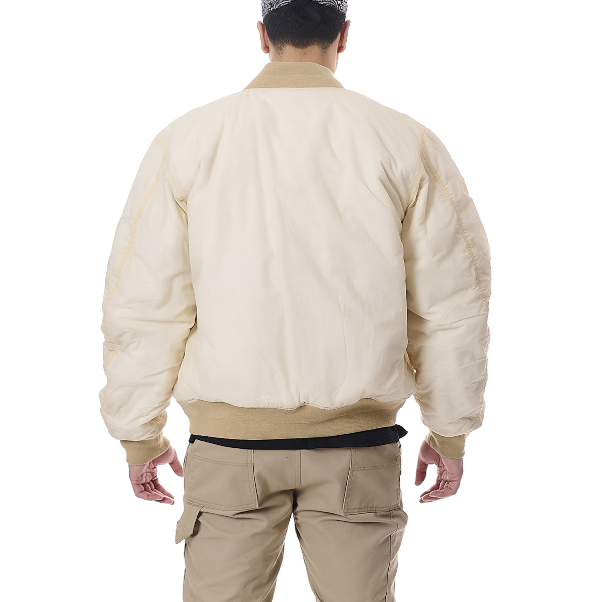 QUILTED BOMBER WAXED